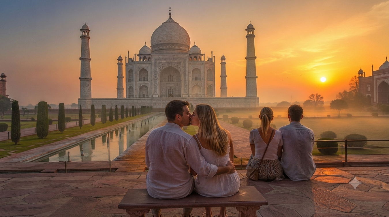 Taj Mahal Sunrise Private Tour ! Free Pick Up and Drop Off- With Guide