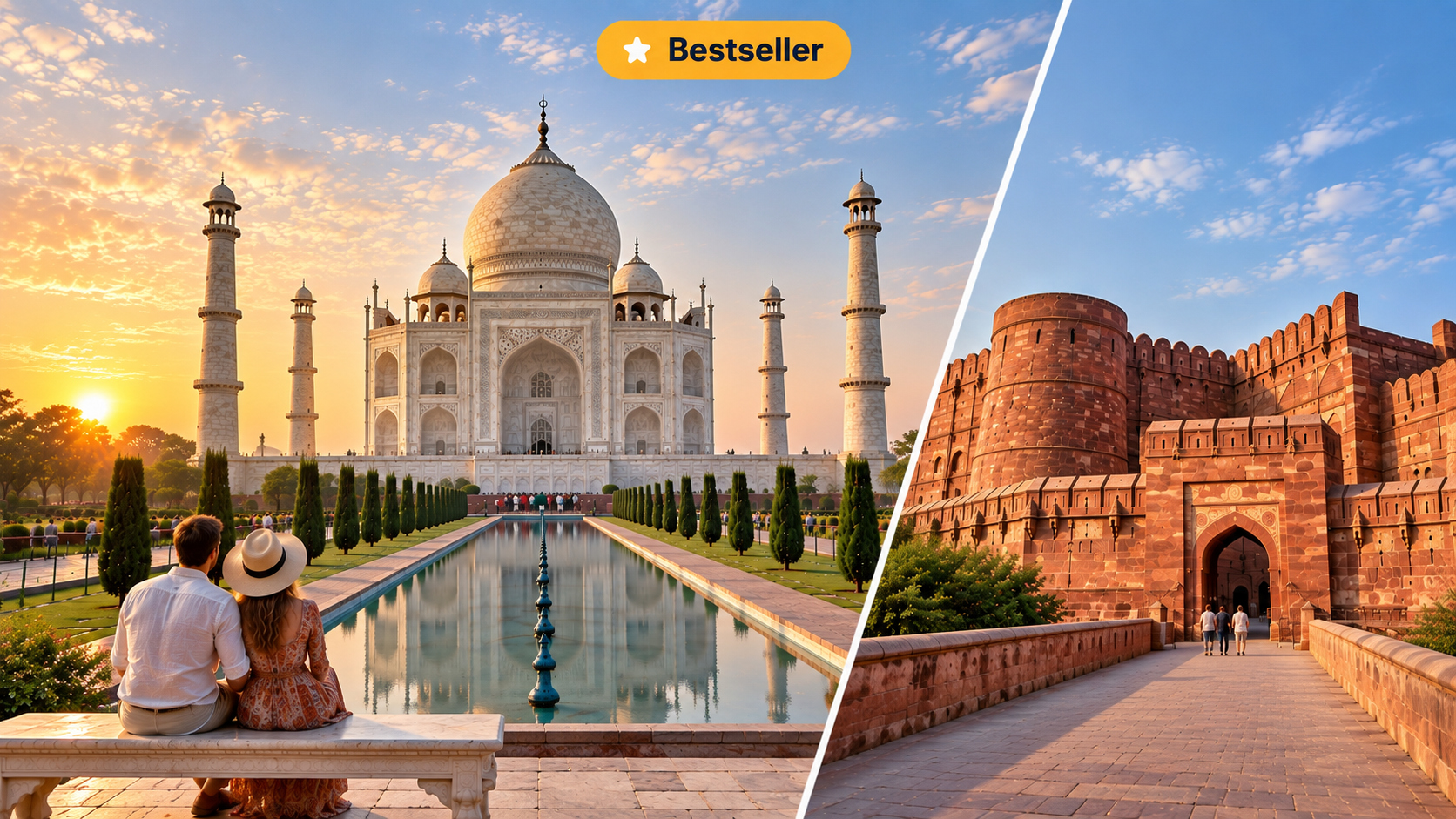 Private Full-Day Taj Mahal & Agra Fort Tour from New Delhi